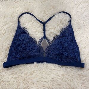 Victoria's Secret Deep Blue Lace Bralette